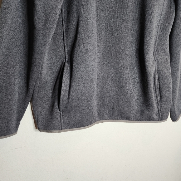 NWT L.L.Bean Grey Sweater Fleece Pullover Mens Size Large Tall - Picture 6 of 16